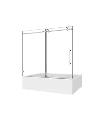 Streamdale Frameless Nano-Coated Shower Door with Soft-Close