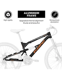 Streamdale Furniture 26" Aluminum Mountain Bike with 21-Speeds, Shock Absorption, and Disc Brakes