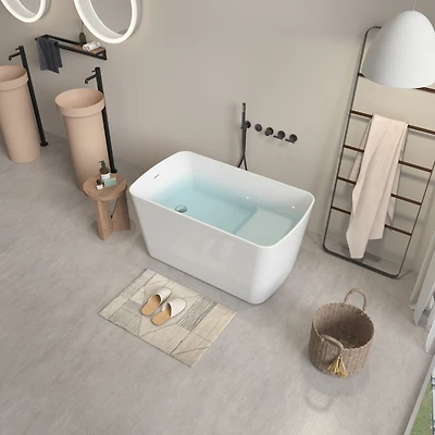 Streamdale Embrace Serenity Freestanding Soaking Bathtub with Seat