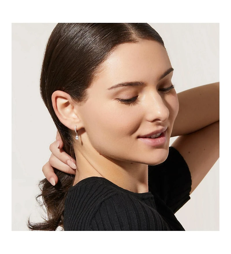 Ana Luisa Delicate Huggie Hoops - Elise Silver