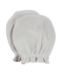 Hudson Baby Baby Girls Hudson Cotton Scratch Mittens, Enchanted Forest, 0-6 Months