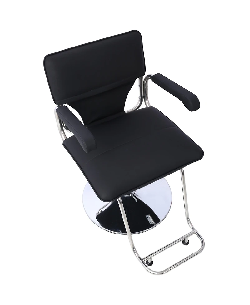 Simplie Fun Heavy-Duty Salon Chair with Barber Cape