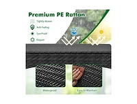 Slickblue 85 Gallon Outdoor Storage Box with Removable Liner and Universal Wheels