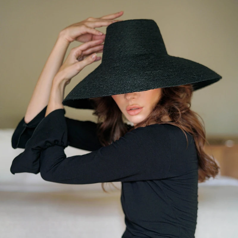Brunna.co Riri Jute Straw Hat Nude Beige