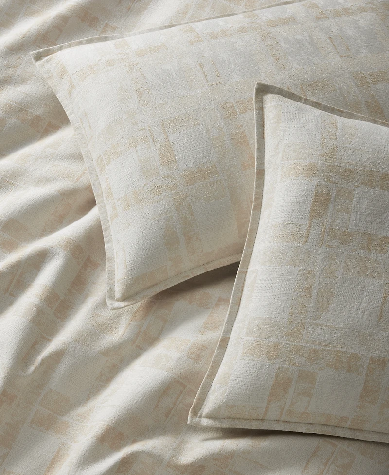 Closeout! Hotel Collection Stucco Plaid 3-Pc. Duvet Cover Set, Full/Queen, Exclusively at Macy's