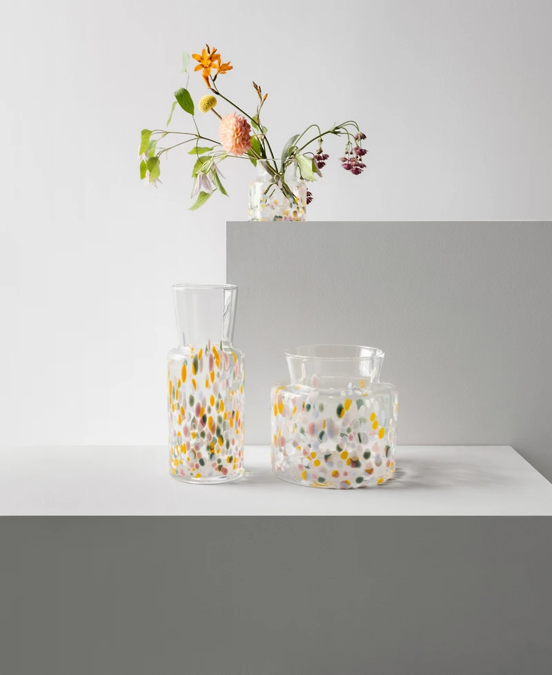 Kosta Boda 8" Meadow Wide Crystal glass Vase