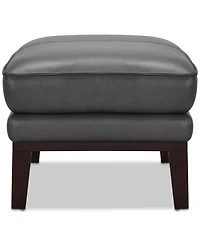 Kettner 32" Leather Ottoman, Created for Macy's
