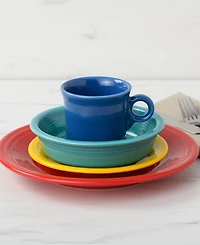 Fiesta Vibrant Classic Rim 12 Pc. Dinnerware Set, Service For 4
