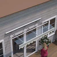 Streamdale Door/Window Awning 0.137" Polycarbonate, Aluminum Alloy, Valance