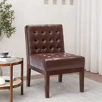 Streamdale Contemporary Waffle-Stitched Upholstered Accent Chair