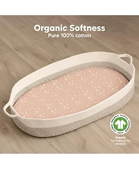 KeaBabies Bassinet Sheet for Baby Girls, Boys, 2-Pack Soothe Fitted Sheets, Bedside Mattress