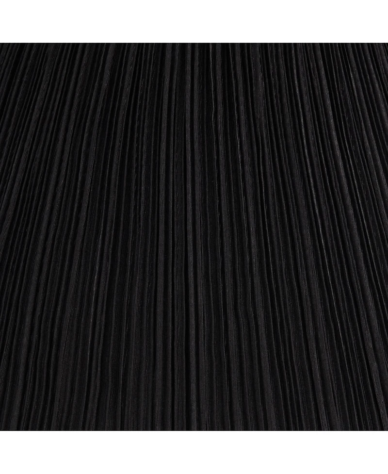 Springcrest Black Mushroom Pleated Large Empire Lamp Shade 7" Top x 17" Bottom x 11" High x 11.5" Slant (Spider) Replacement with