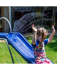 Xdp Recreation 6 Foot Water Wave Slide with Built In Adjustable Water Sprinkler