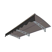 Streamdale Polycarbonate Door Window Awning, 79" x 34