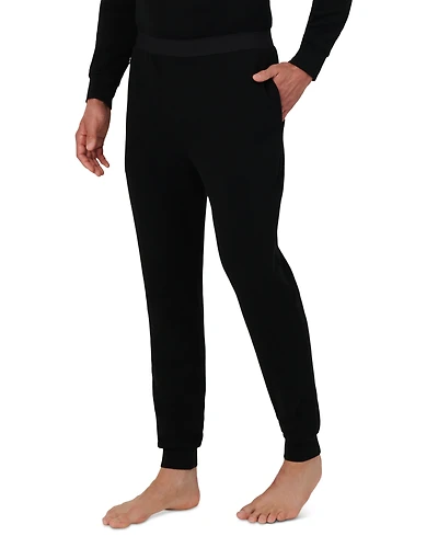 Lacoste Men's Straight-Fit Thermal Waffle-Knit Joggers