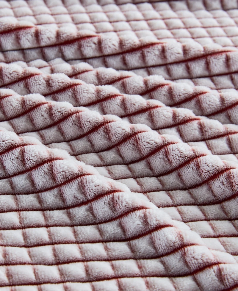 Madison Park Carved Plush Blanket