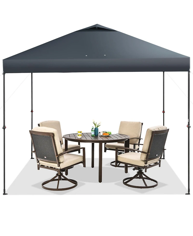 Slickblue 10 x 10 Feet Foldable Outdoor Instant Pop-up Canopy with Carry Bag