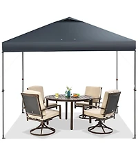Slickblue 10 x 10 Feet Foldable Outdoor Instant Pop-up Canopy with Carry Bag