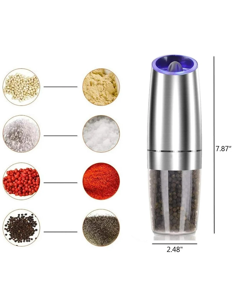 Salt and Pepper Grinder Set Automatic Battery Operated 2 Pcs