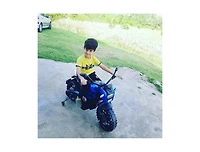 Streamdale 12V Electric Dirt Bike with Training Wheels & Pu Seat