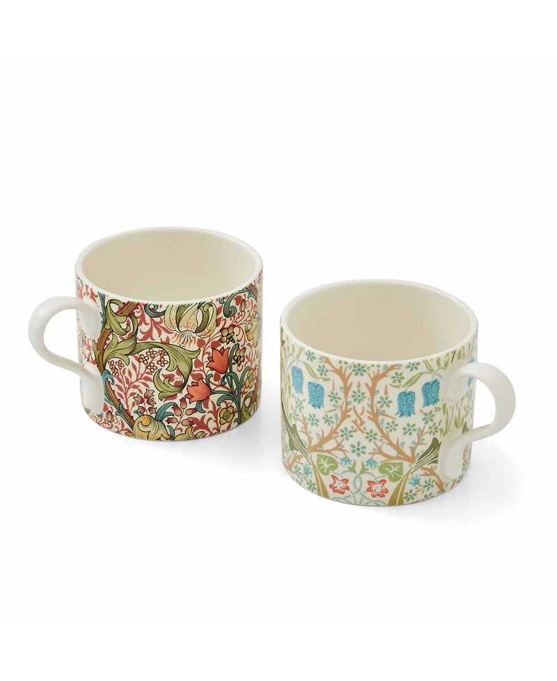 Spode Morris & Co. Mugs, Set of 2