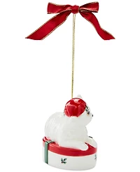 Spode Christmas Tree Gift Box Kitten Ornament