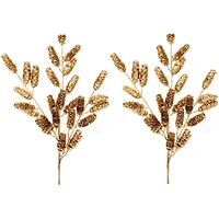 Slickblue Pine Cone Spray for Holiday Decor Natural and Elegant Pinecone Arrangement (Set of 2)