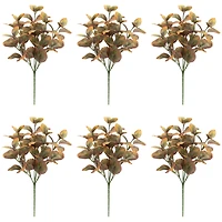 Slickblue Foliage Plant for Lush Home and Holiday Decor (Set of 6)