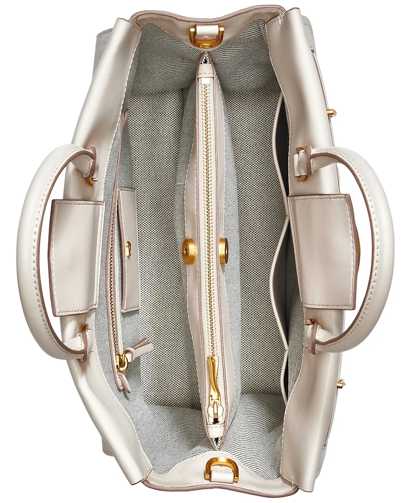 Donna Karan New York Oceanside Top Handle Leather Satchel