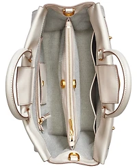 Donna Karan New York Oceanside Top Handle Leather Satchel