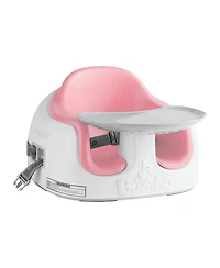 Bumbo Baby Toddler Adjustable 3-in-1 Booster Seat/High Chair & Tray, Cradle Pink