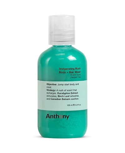 Anthony Invigorating Rush Hair & Body Wash 3.4 oz.