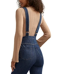 Silver Jeans Co. Women's 70s Flare Leg Overalls