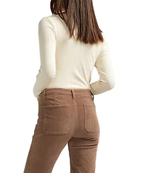 Silver Jeans Co. Women's Isbister High Rise Flare Leg Corduroy Pant