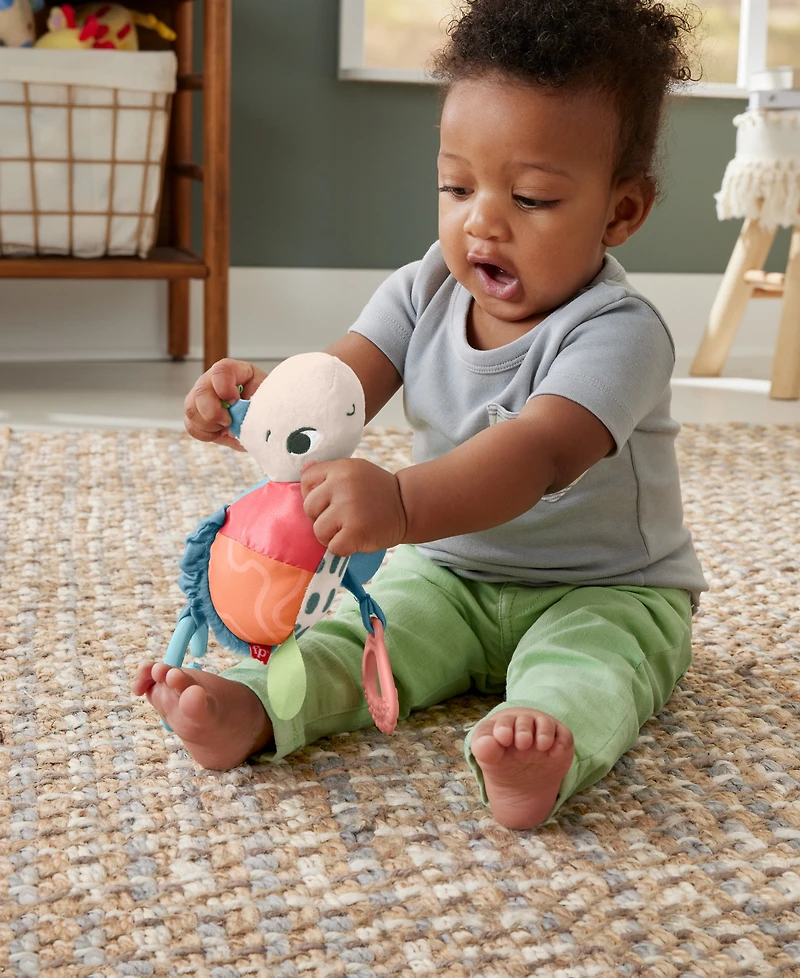 Planet Friends Sea Me Bounce Turtle Baby Stroller Toy with Sensory Details