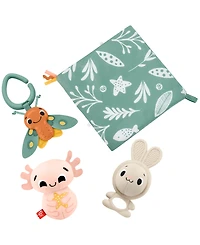 Fisher Price So Many Senses Baby Sensory Toys with Fine Motor Activities Gift Set of 4