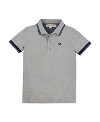 Hope & Henry Baby Boys Short Sleeve Knit Pique Polo Shirt