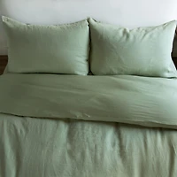 French Linen and Cotton Duvet & Sham Set - King/Cal King