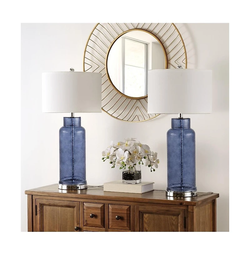 Safavieh Bottle Table Lamp Set Of 2 W/ Usb Port