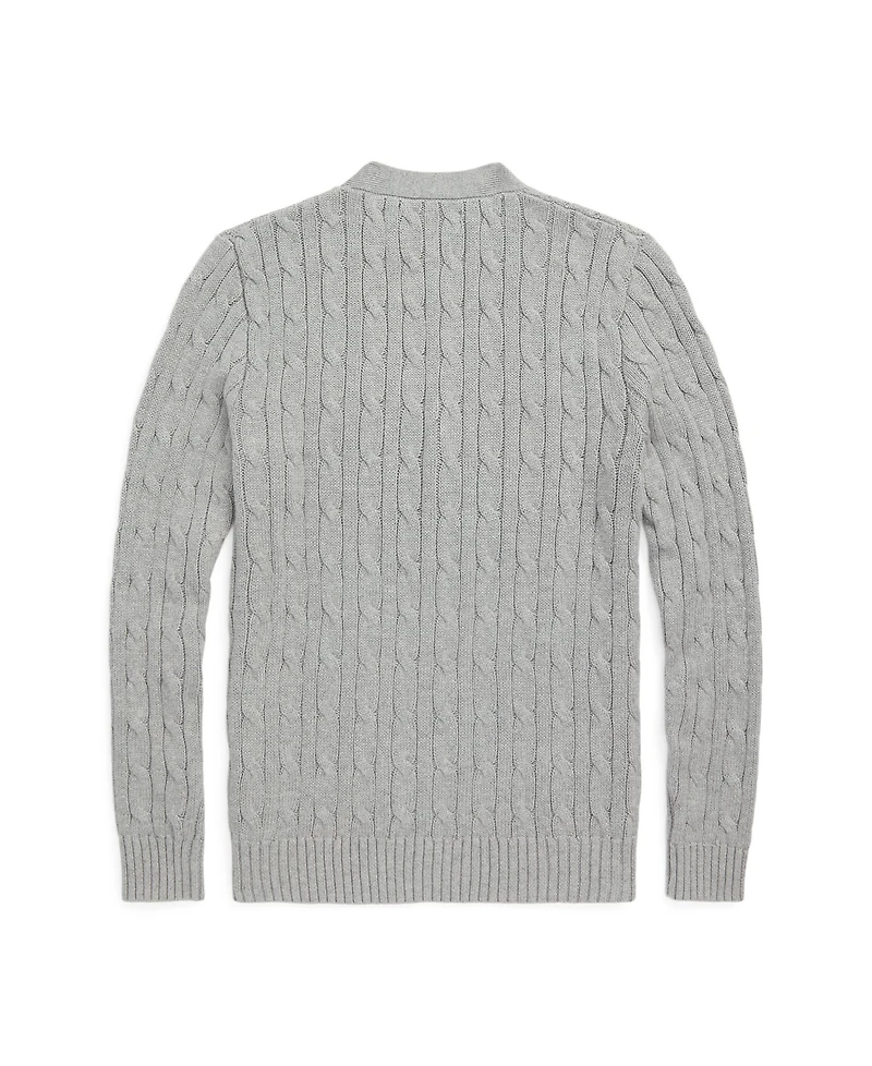 Polo Ralph Lauren Big Boys Cable-Knit Cotton V-Neck Cardigan Sweater