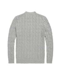 Polo Ralph Lauren Big Boys Cable-Knit Cotton V-Neck Cardigan Sweater