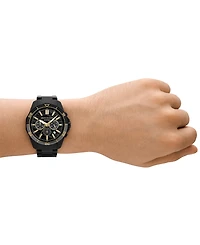 A|X Armani Exchange Men's Quartz Chronograph Black Stainless Steel Watch 44MM