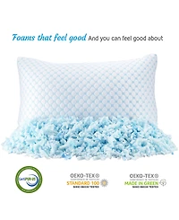 Nestl Memory Foam Gel Infused Reversible Cooling Pillow