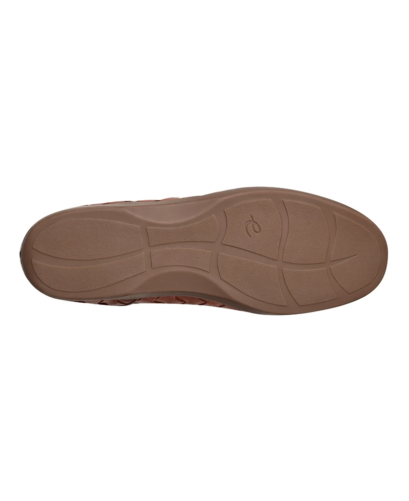 Easy Spirit Women's Devitt Woven Slip-On Loafer Flats