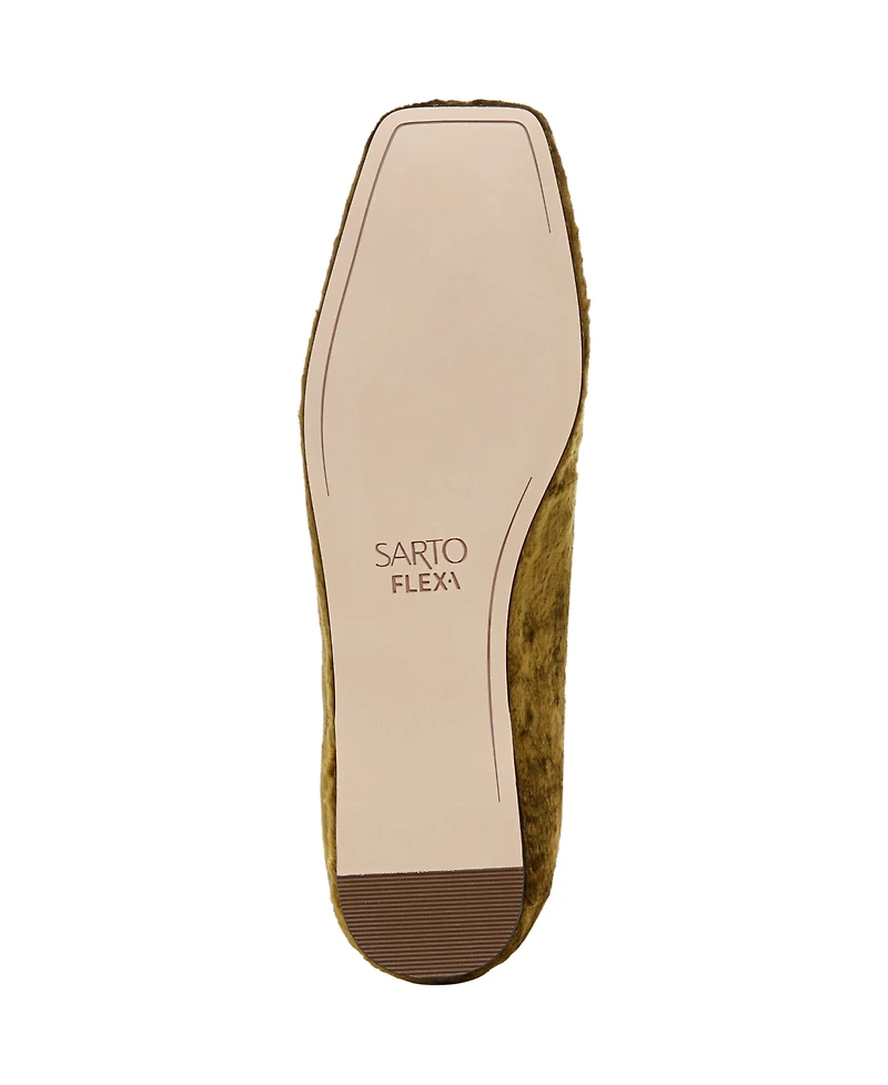 Sarto by Franco Women's Flexa Amaya 3 Square Toe Ballet Flats