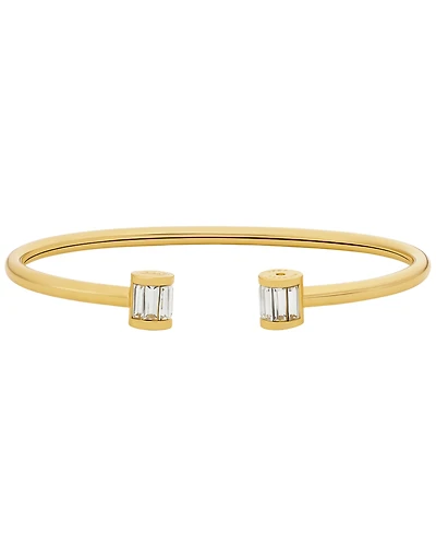 Michael Kors Brass Baguette Flex Bangle Bracelet