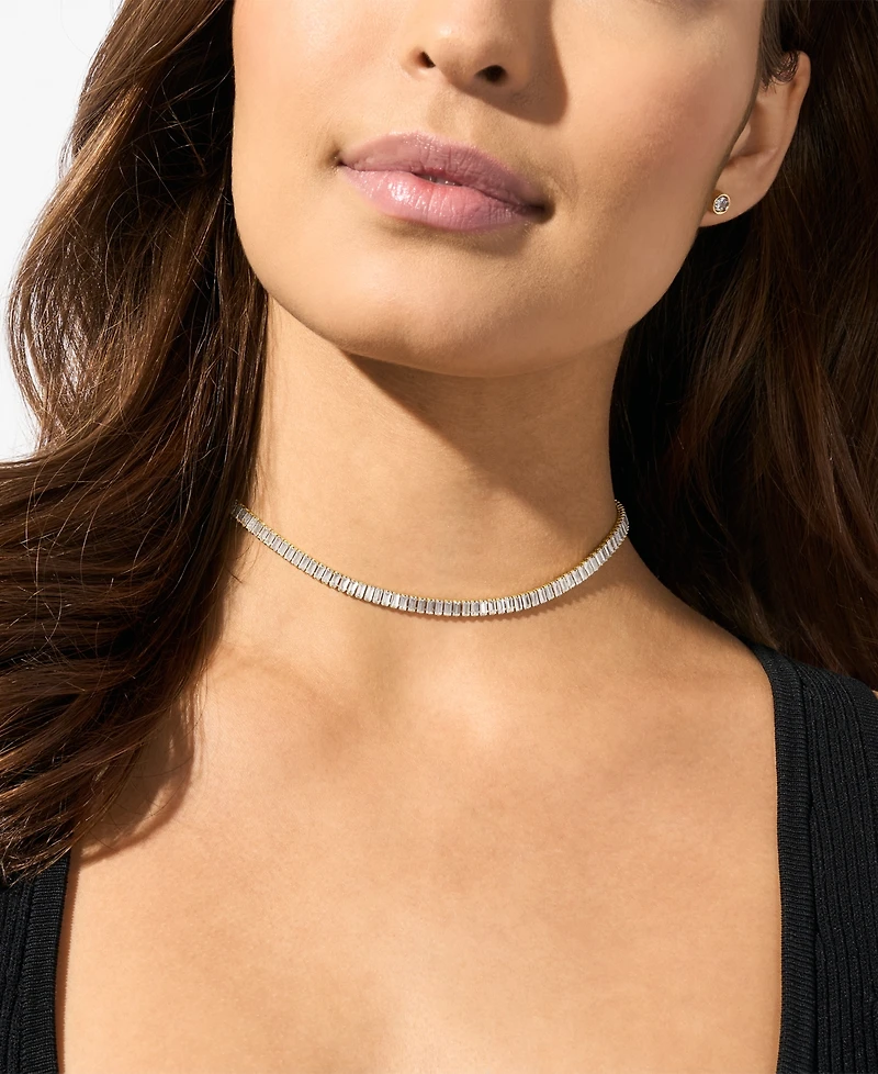 Michael Kors 14K Gold-Plated Brass Tennis Necklace