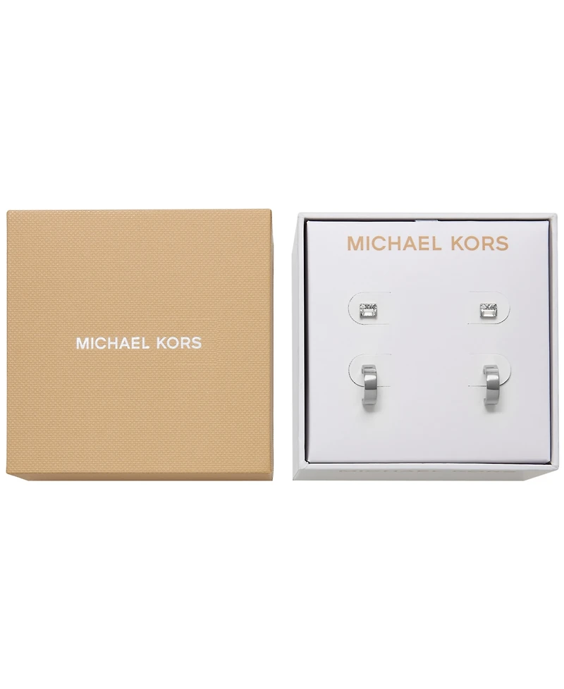 Michael Kors Brass Earring Duo Box Set