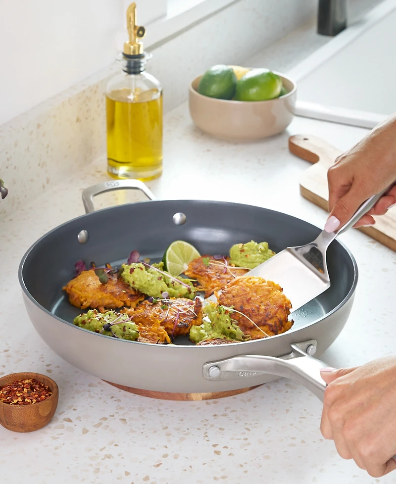 Calphalon Premier Ceramic Nonstick 12" Frying Pan with Lid