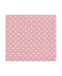 Hudson Baby Infant Girls Cotton Flannel Receiving Blankets, Pink Tulips, One